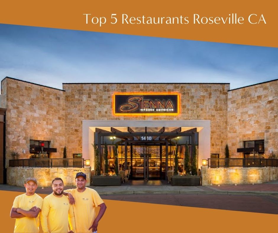 Top Five Restaurants in Roseville, CA